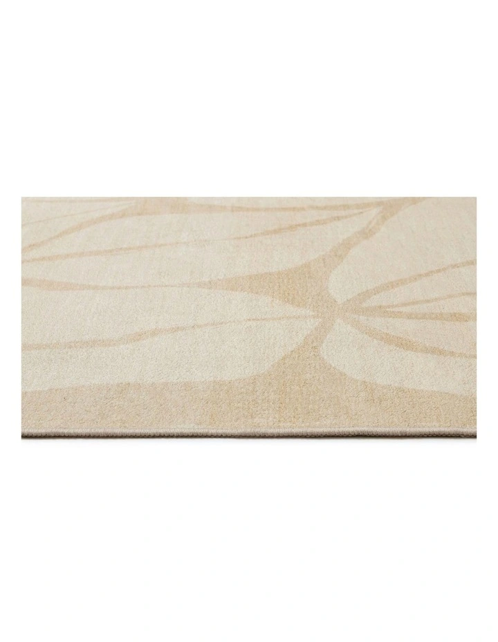 Talari Botanical Washable Rug in Warm Yellow image 3