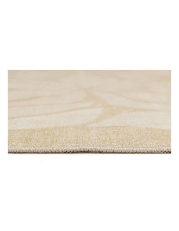 Talari Botanical Washable Rug in Warm Yellow image 6