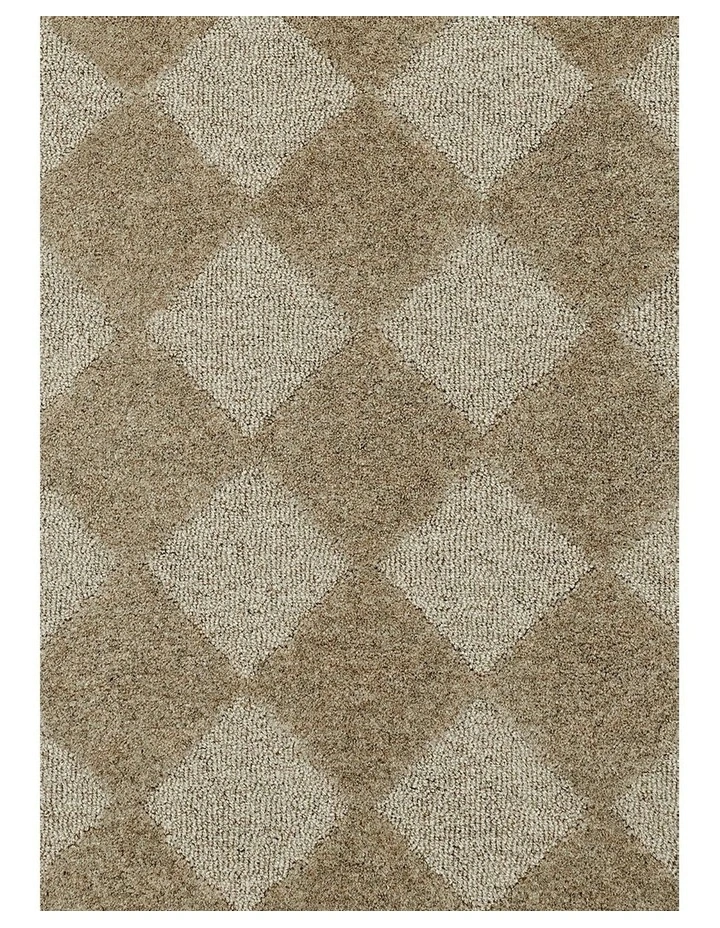 Canaya Diamond Hand-Tufted Rug in Beige image 5