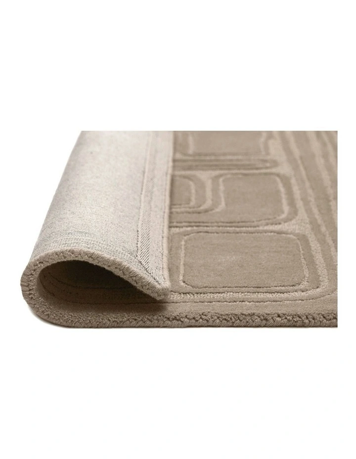 Jafina Abstract Hand-Tufted Rug in Beige image 4