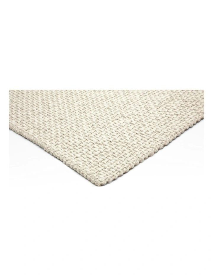 Nicar Handwoven Jute and Wool Rug in Ivory image 2