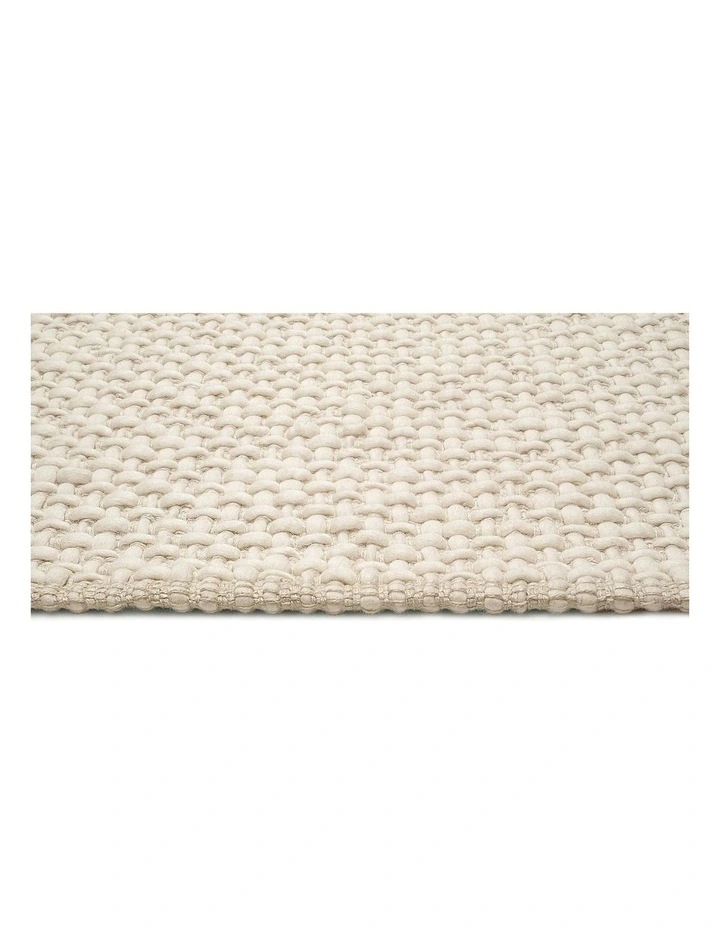 Nicar Handwoven Jute and Wool Rug in Ivory image 3