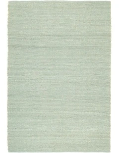 Ishani Flatweave Jute and Cotton Rug in Green