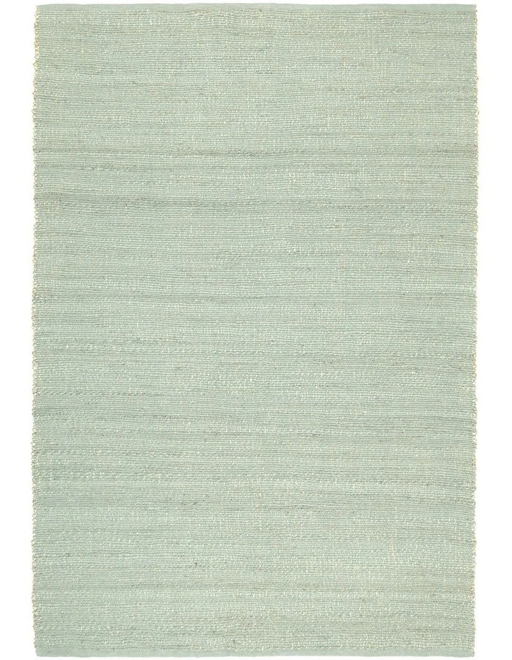 Ishani Flatweave Jute and Cotton Rug in Green image 1