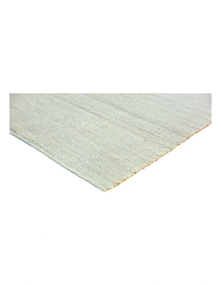 Ishani Flatweave Jute and Cotton Rug in Green image 2