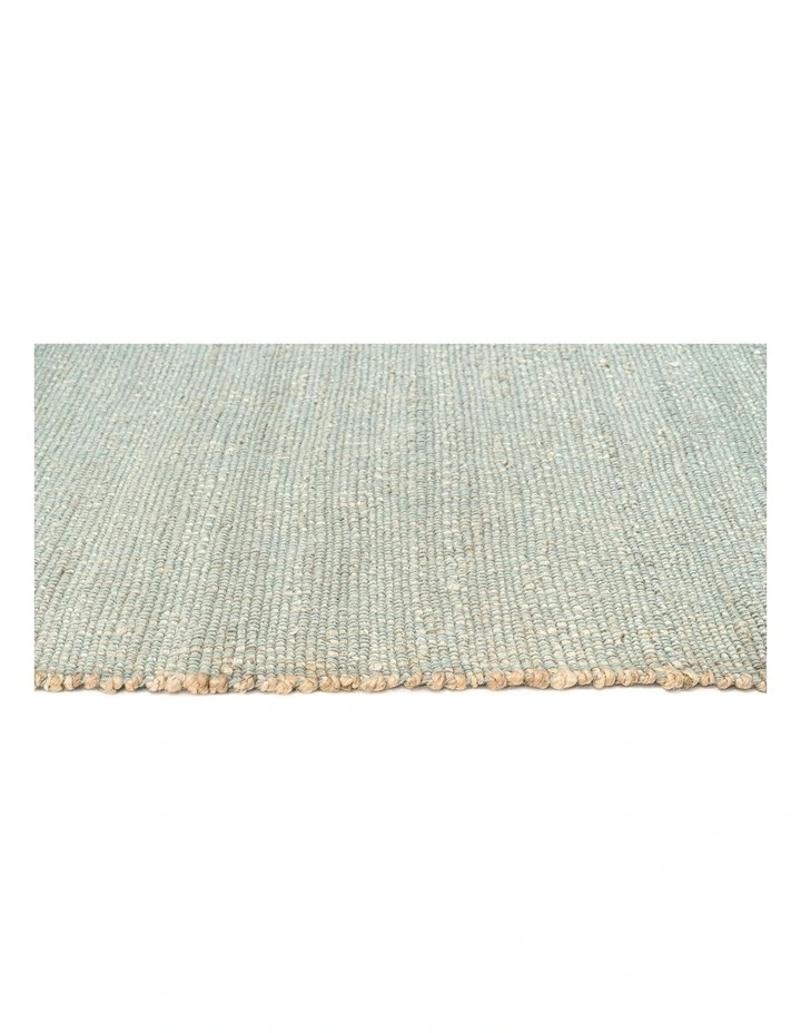 Ishani Flatweave Jute and Cotton Rug in Green image 3