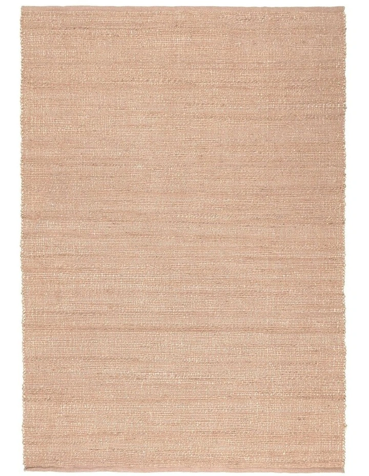 Briony Flatweave Jute and Cotton Rug in Peach image 1