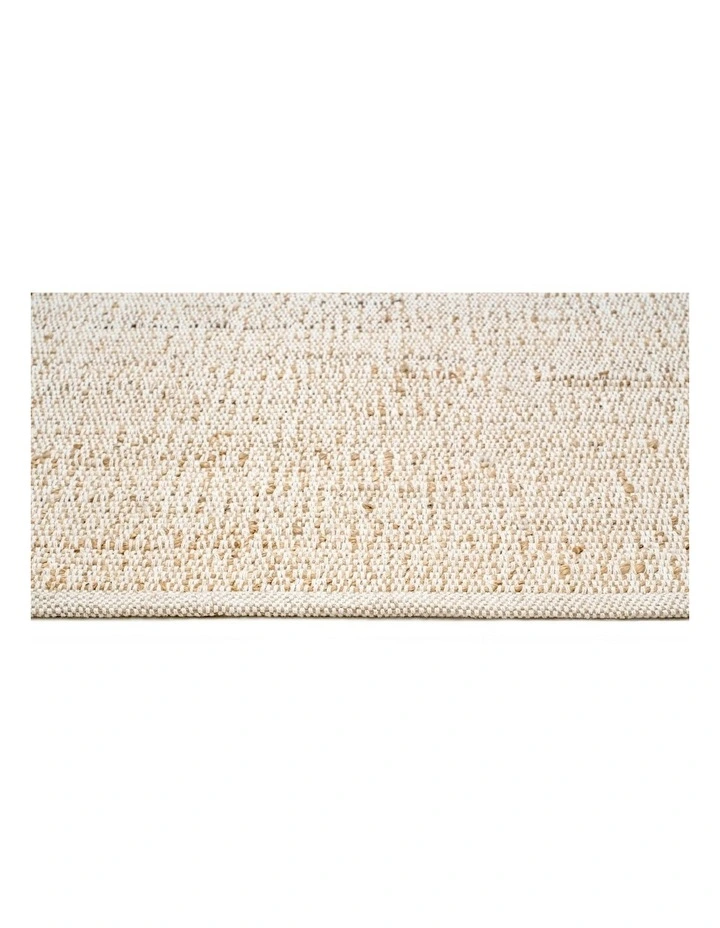 Naveya Flatweave Jute and Cotton Rug in Natural image 3