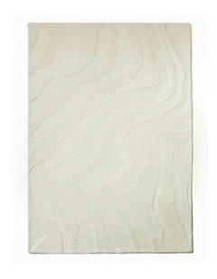 Innaya Abstract Hand-Tufted Wool Rug in Neutral
