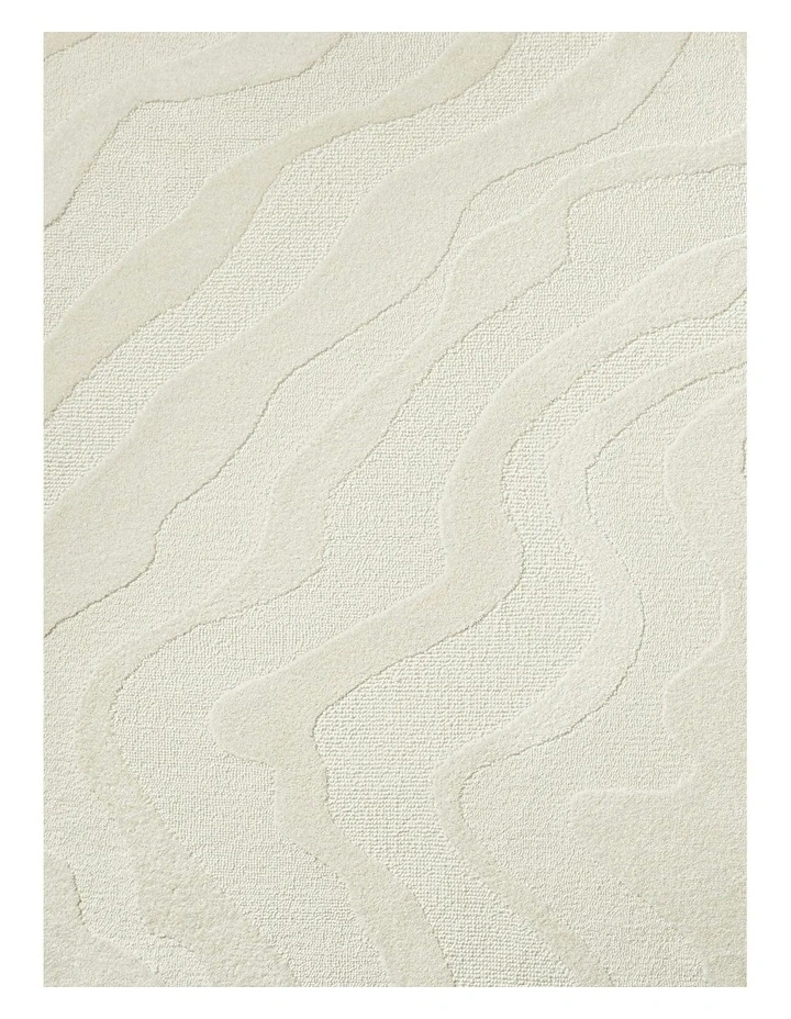 Innaya Abstract Hand-Tufted Wool Rug in Neutral image 5