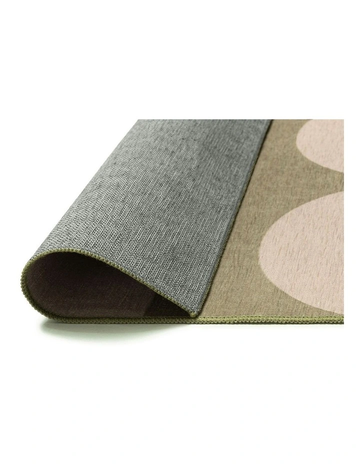 Cleo Arch Pattern Indoor Outdoor Rug in Blush and Sage image 4