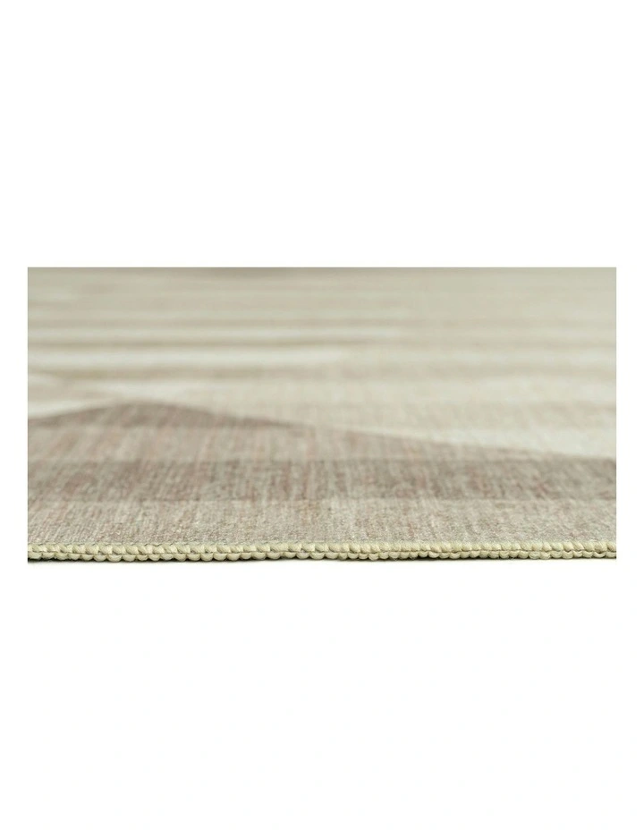 Icarus Abstract Circle Indoor Outdoor Rug in Sand/Warm Taupe image 6