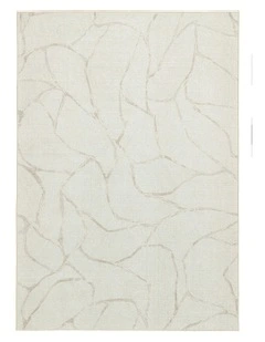 Cyra Indoor Outdoor Rug in Soft Beige/Warm Taupe