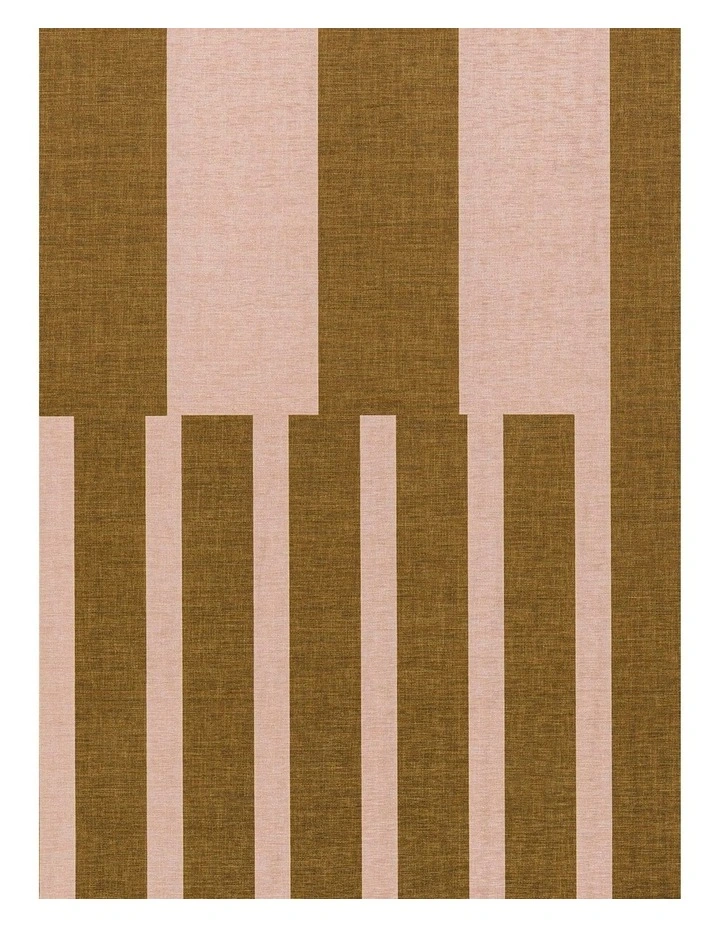 Zahra Striped Indoor Outdoor Rug in Taupe/Mocha image 5