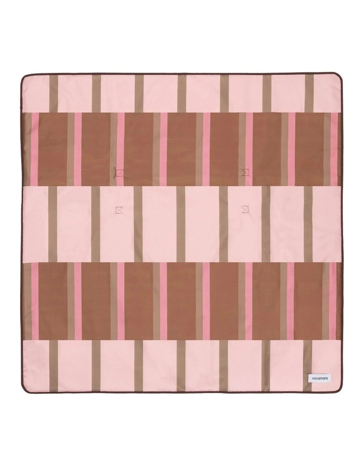 Cezara Beach Mat in Blush/Cinnamon image 1