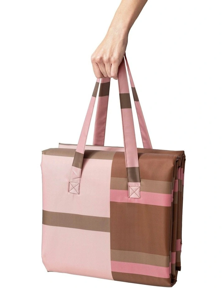 Cezara Beach Mat in Blush/Cinnamon image 3