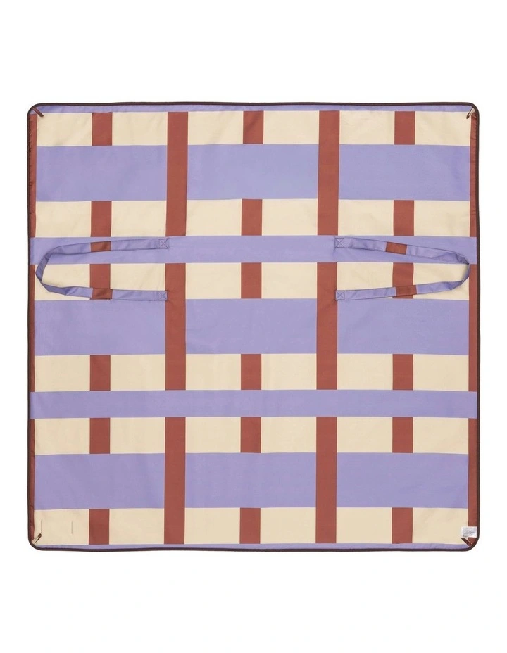 Isandro Beach Mat in Lavendar/Sand image 2