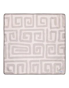 Orta Beach Mat in Tonal Ivory