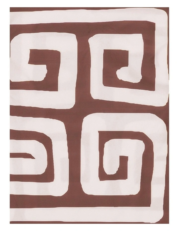 Cairo Beach Mat in Cream and Cocoa image 5
