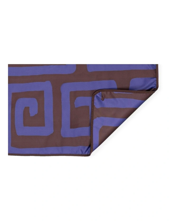 Mylo Beach Mat in Indigo and Chocolate image 4