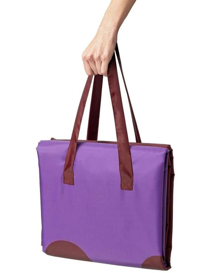 Selene Beach Mat in Plum/Garnet image 3