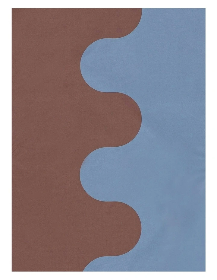 Luva Beach Mat in Ocean/Chocolate image 5