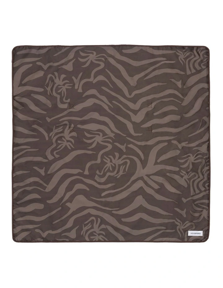 Zama Beach Mat in Tonal Chocolate image 1