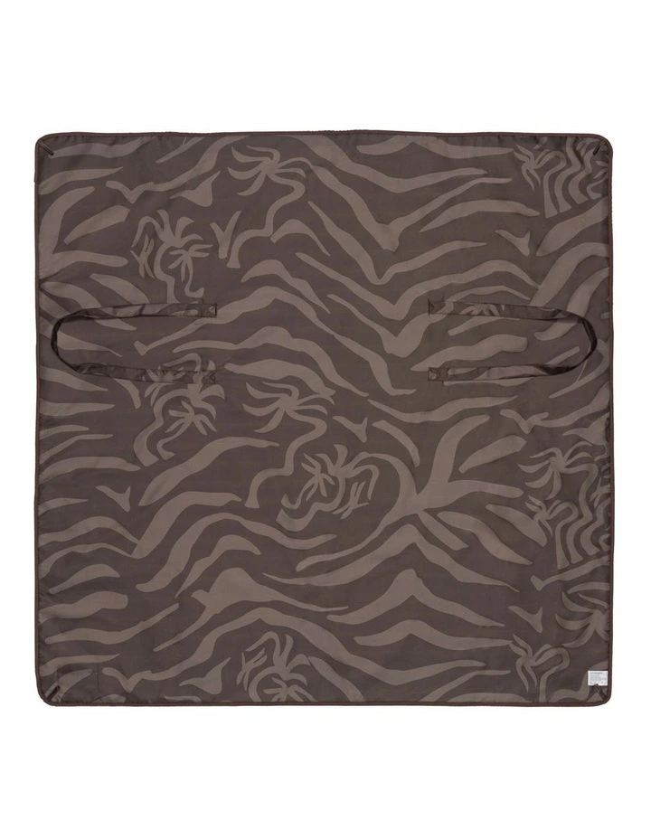 Zama Beach Mat in Tonal Chocolate image 2