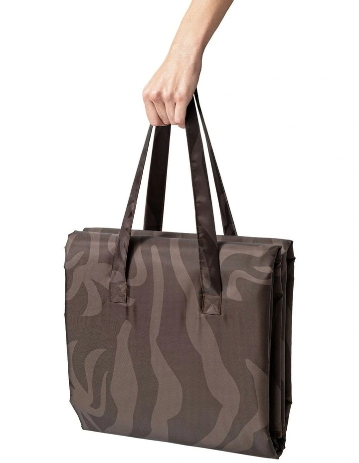 Zama Beach Mat in Tonal Chocolate image 3