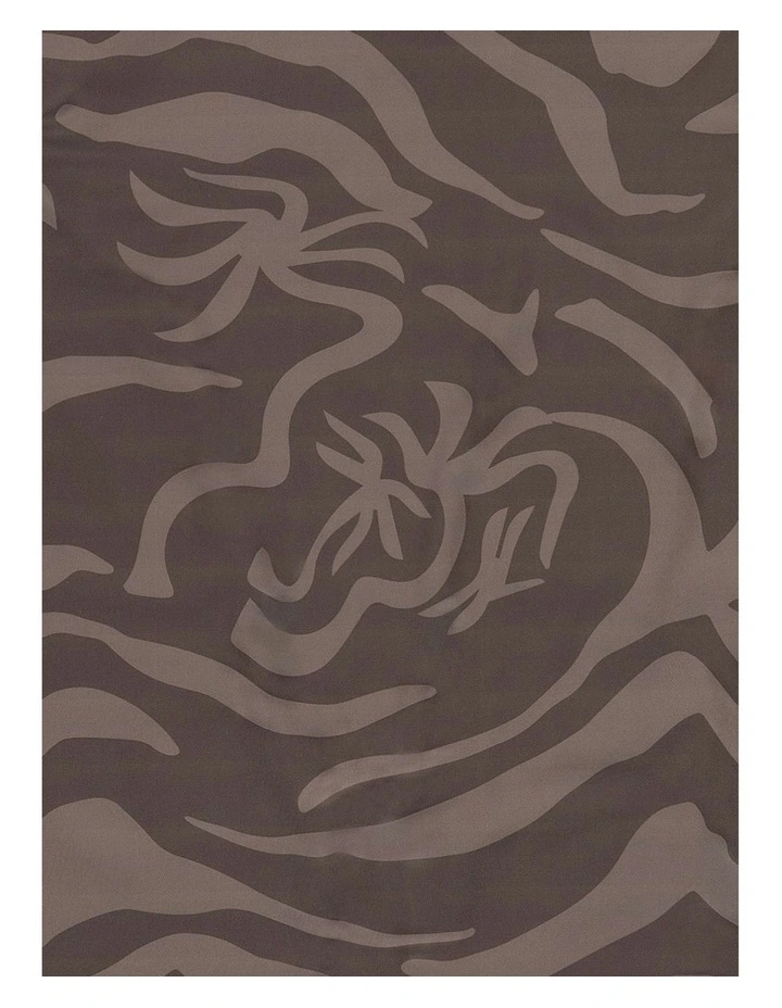Zama Beach Mat in Tonal Chocolate image 5