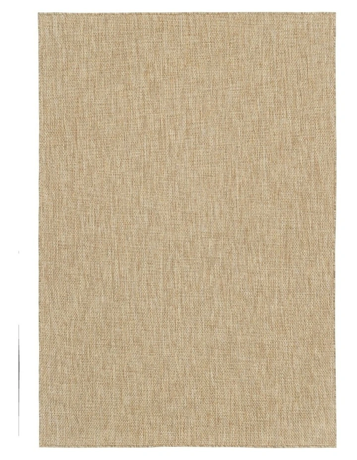 Ilya Woven Indoor Outdoor Rug in Sandy Beige image 1