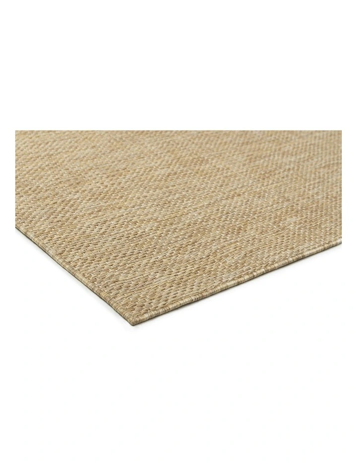 Ilya Woven Indoor Outdoor Rug in Sandy Beige image 2
