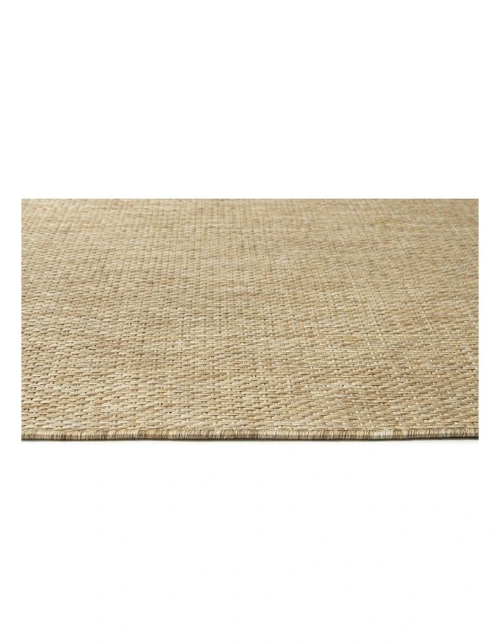 Ilya Woven Indoor Outdoor Rug in Sandy Beige image 3
