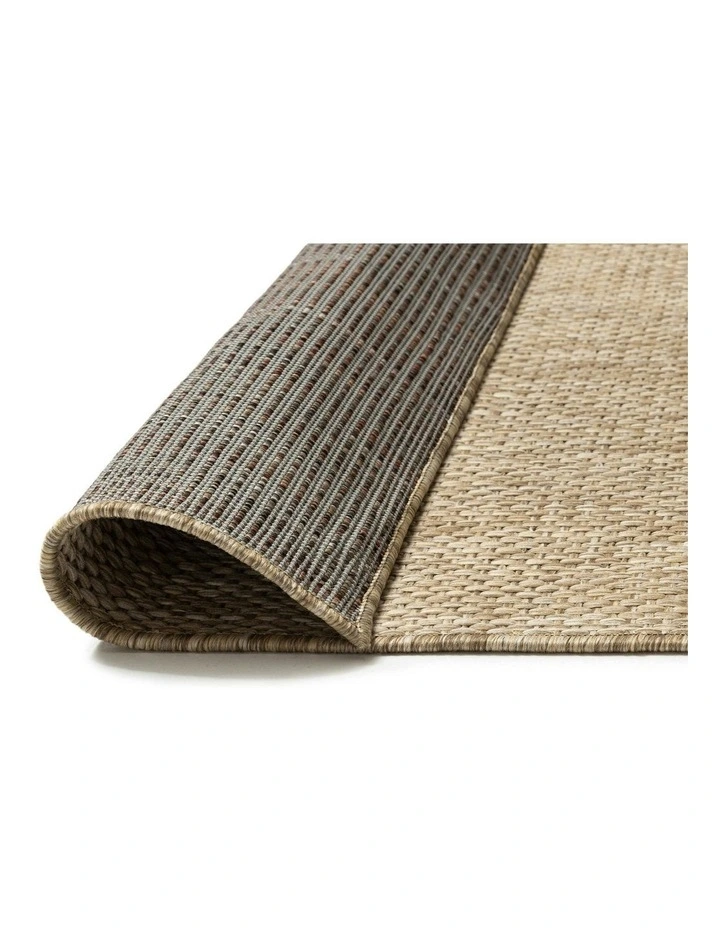Ilya Woven Indoor Outdoor Rug in Sandy Beige image 4
