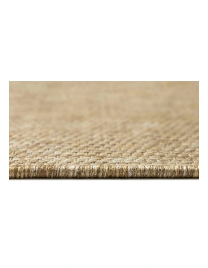 Ilya Woven Indoor Outdoor Rug in Sandy Beige image 6