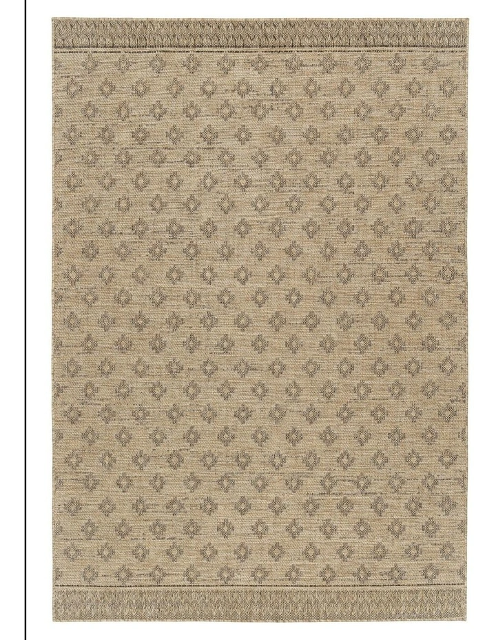 Cove Medallion Indoor Outdoor Rug in Sand Nude and Ash image 1