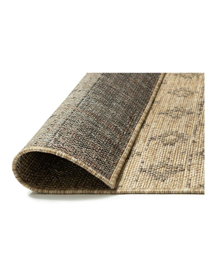 Cove Medallion Indoor Outdoor Rug in Sand Nude and Ash image 4