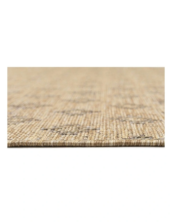 Cove Medallion Indoor Outdoor Rug in Sand Nude and Ash image 6