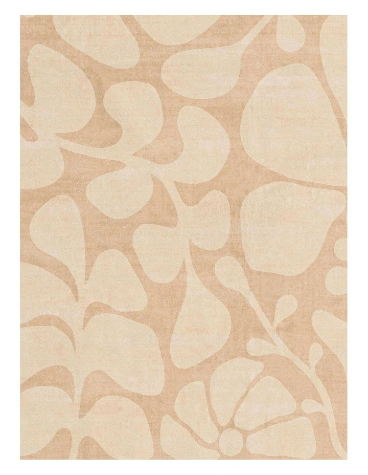 Ayesha Floral Washable Rug in Brown image 5