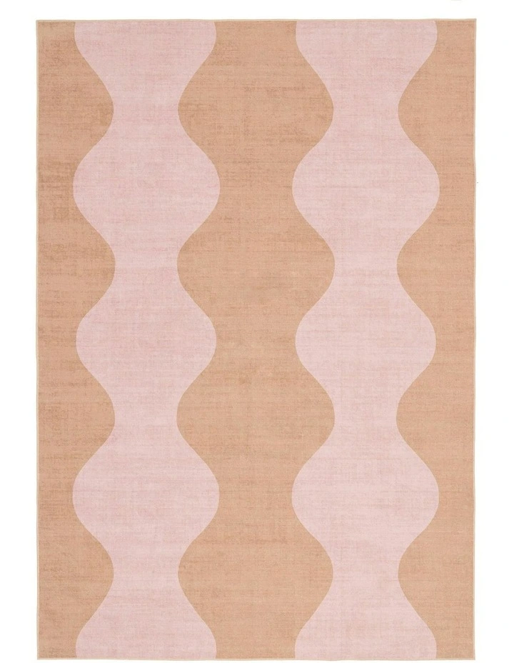 Zamora Wave Washable Rug in Multi image 1