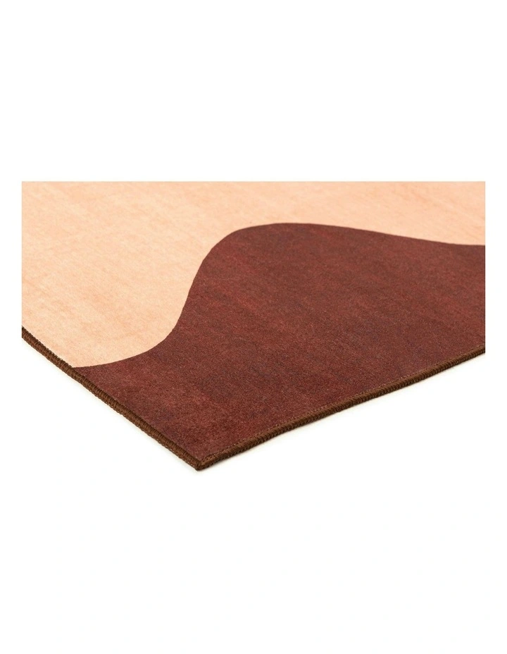 Merida Wave Washable Rug in Multi image 2