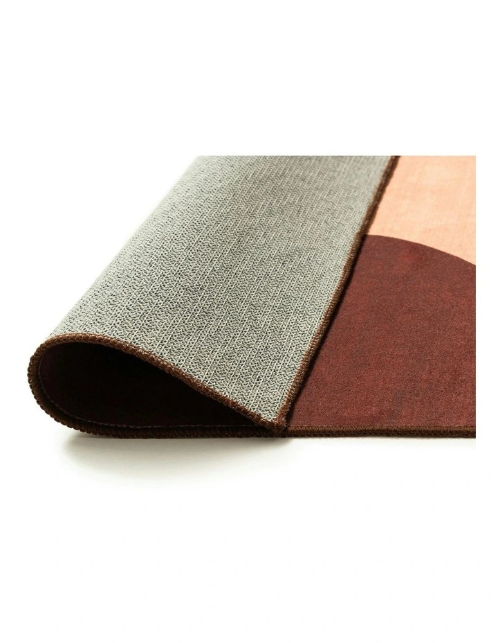 Merida Wave Washable Rug in Multi image 4