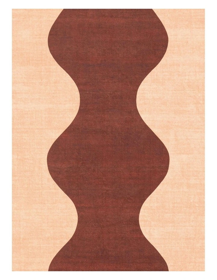 Merida Wave Washable Rug in Multi image 5