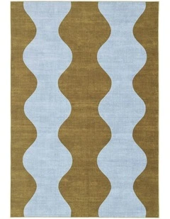 Carmona Wave Washable Rug in Multi
