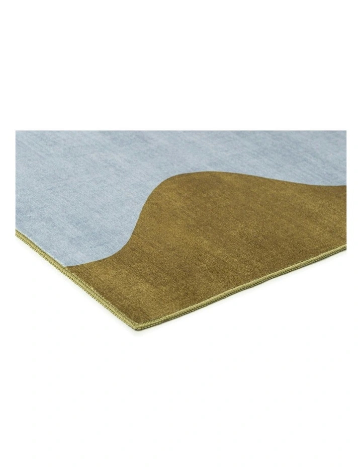 Carmona Wave Washable Rug in Multi image 2