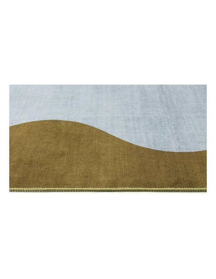 Carmona Wave Washable Rug in Multi image 3