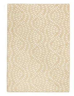 Eula Abstract Rollie Pollie Playmat in Beige and Light Beige