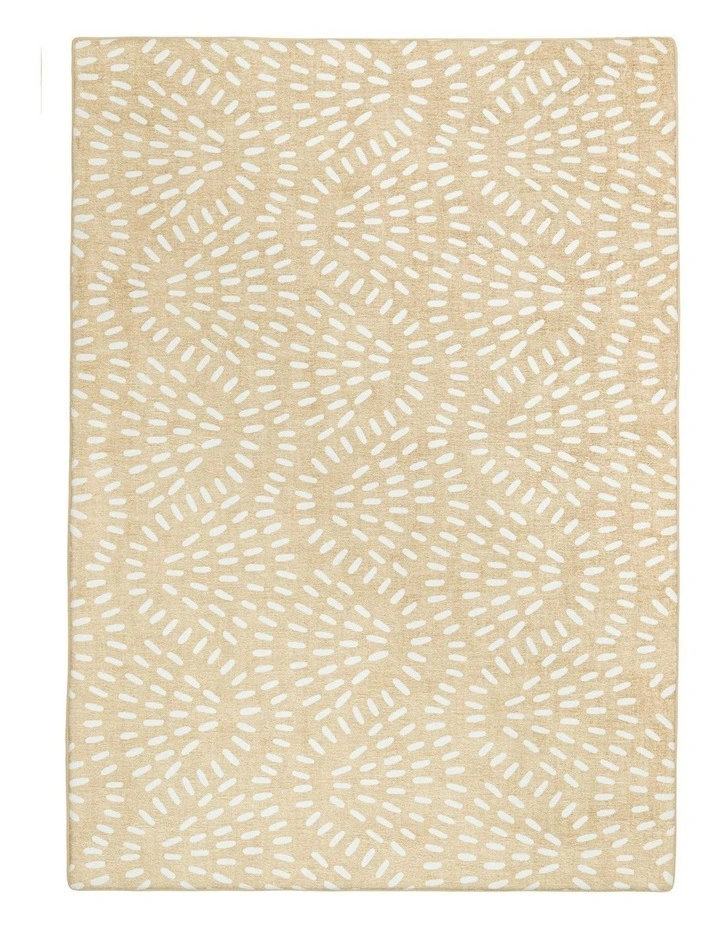 Eula Abstract Rollie Pollie Playmat in Beige and Light Beige image 1