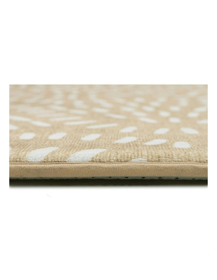 Eula Abstract Rollie Pollie Playmat in Beige and Light Beige image 6