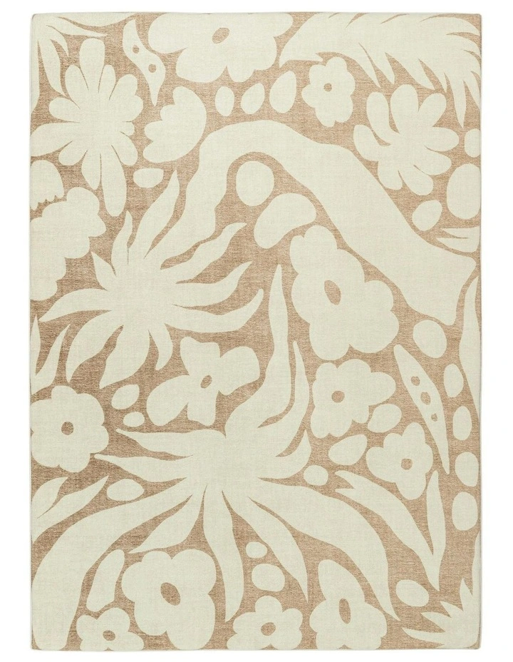 Calo Floral Rollie Pollie Playmat in Beige and Brown image 1
